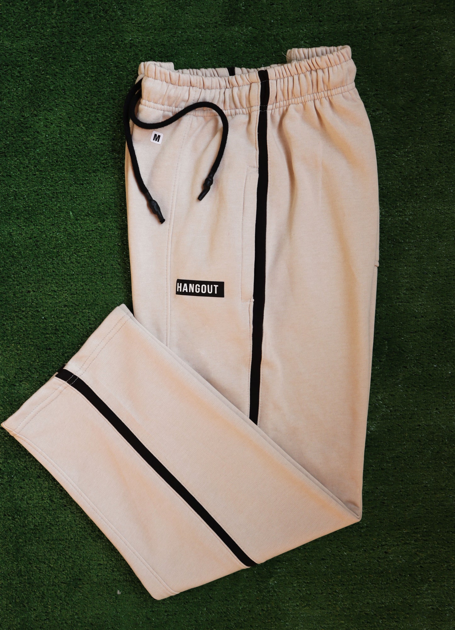 Beige fleece Track Trouser